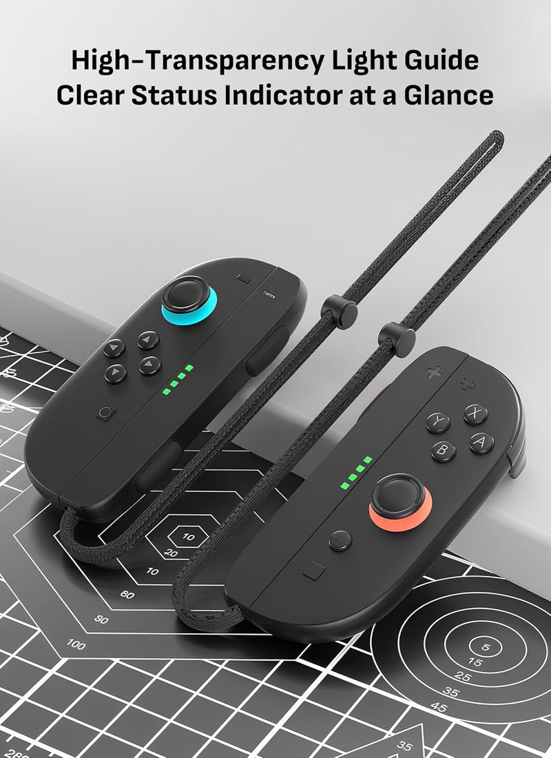Mumba Wrist Straps Compatible with Nintendo Switch 2 Mouse Mode, 2 Pairs Magnetic Wrist Straps for Joy Con Controller,Switch 2 Replacement Parts Accessories,Improved sensitive SR/SL Buttons - Image 5